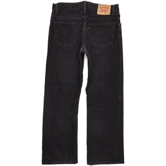 Levi's 517 Men Black Bootcut Regular Jeans W34 L30