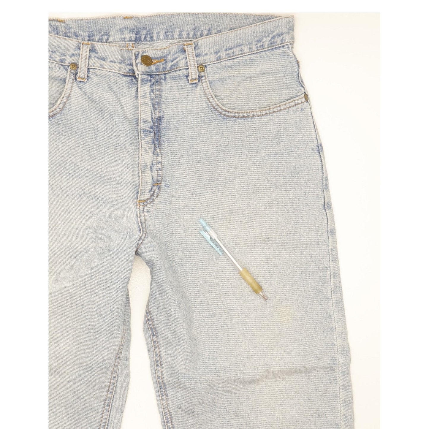Lee Kansas Men Blue Straight Regular Jeans W36 L27