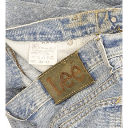 Lee Kansas Men Blue Straight Regular Jeans W34 L34