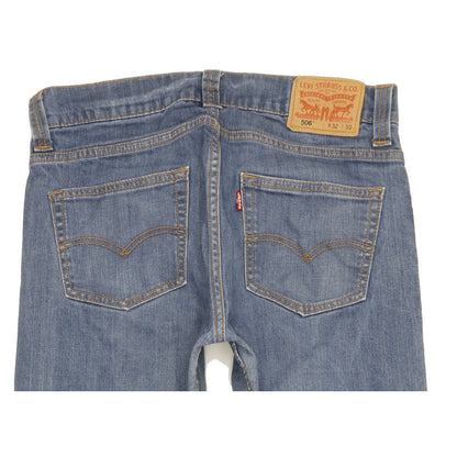 Levi's 506 Men Blue Straight Regular Stretch Jeans W32 L28