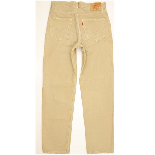 Levi's 550 Men Beige Straight Relaxed Jeans W33 L33
