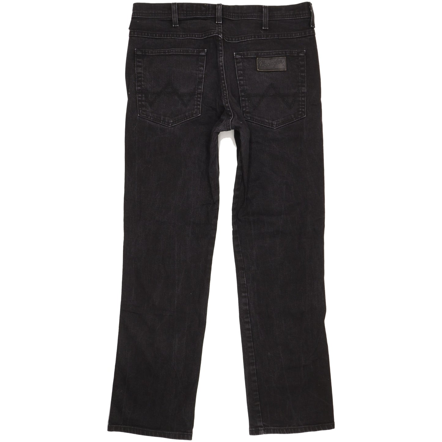 Wrangler Arizona Men Black Straight Regular Stretch Jeans W36 L32