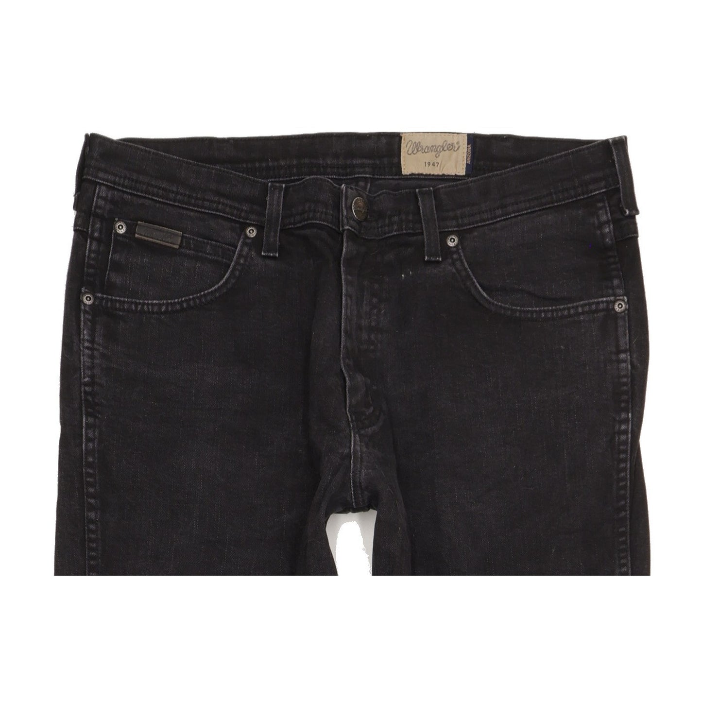 Wrangler Arizona Men Black Straight Regular Stretch Jeans W36 L32
