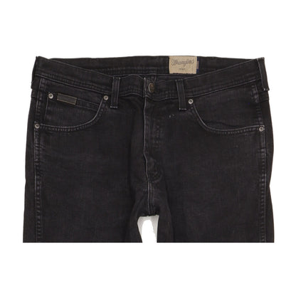 Wrangler Arizona Men Black Straight Regular Stretch Jeans W36 L32