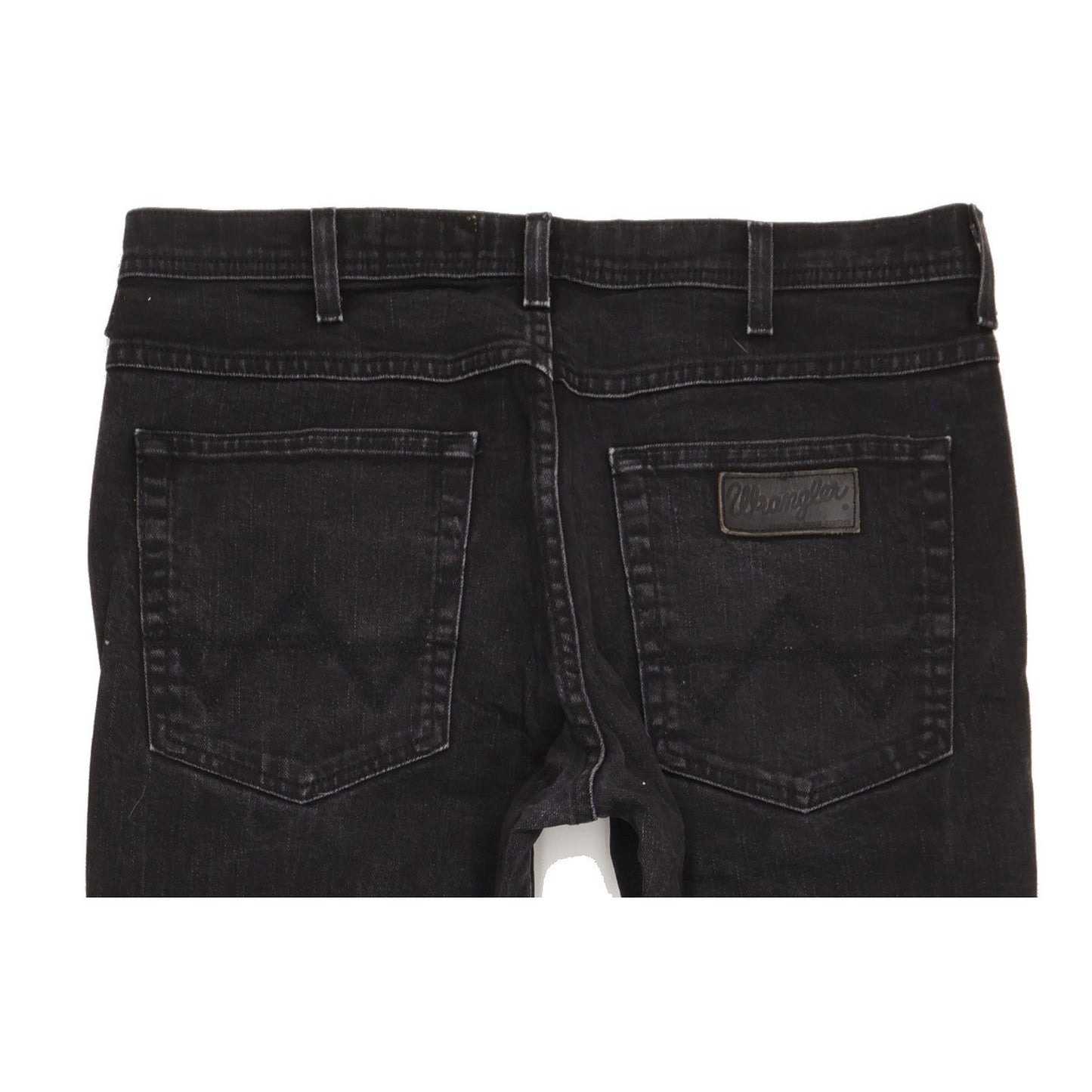 Wrangler Arizona Men Black Straight Regular Stretch Jeans W36 L32