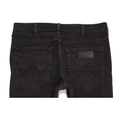 Wrangler Arizona Men Black Straight Regular Stretch Jeans W36 L32