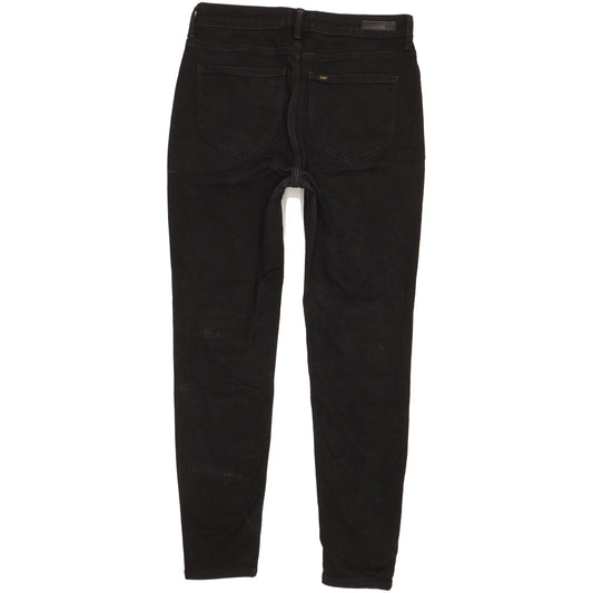 Lee Scarlett Black Skinny Slim Stretch Jeans High Waisted W32 L28