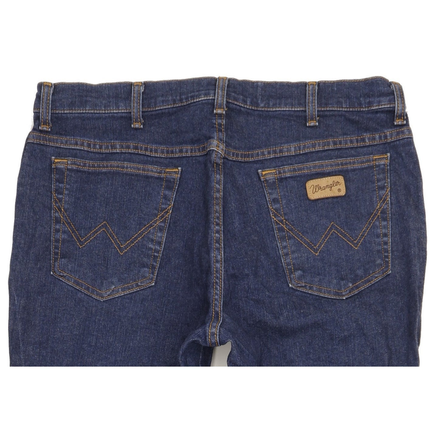 Wrangler Texas Men Blue Straight Regular Stretch Jeans W38 L31