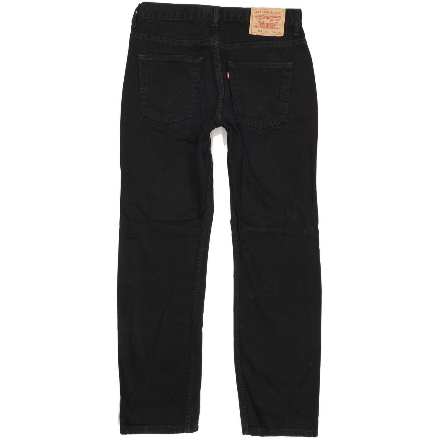 Levi's 581 Men Black Straight Regular Jeans W31 L30