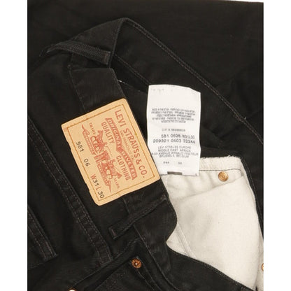 Levi's 581 Men Black Straight Regular Jeans W31 L30