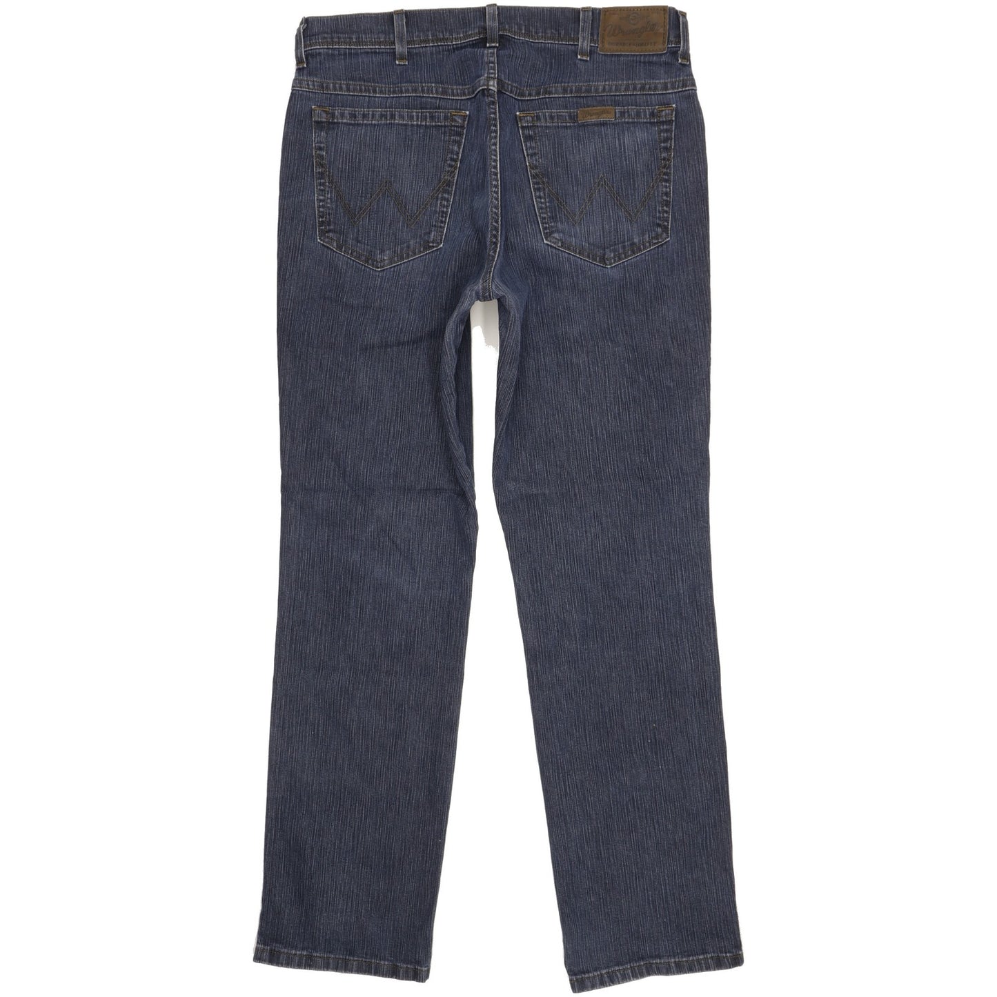 Wrangler Durable Quality Men Blue Straight Regular Stretch Jeans W36 L31