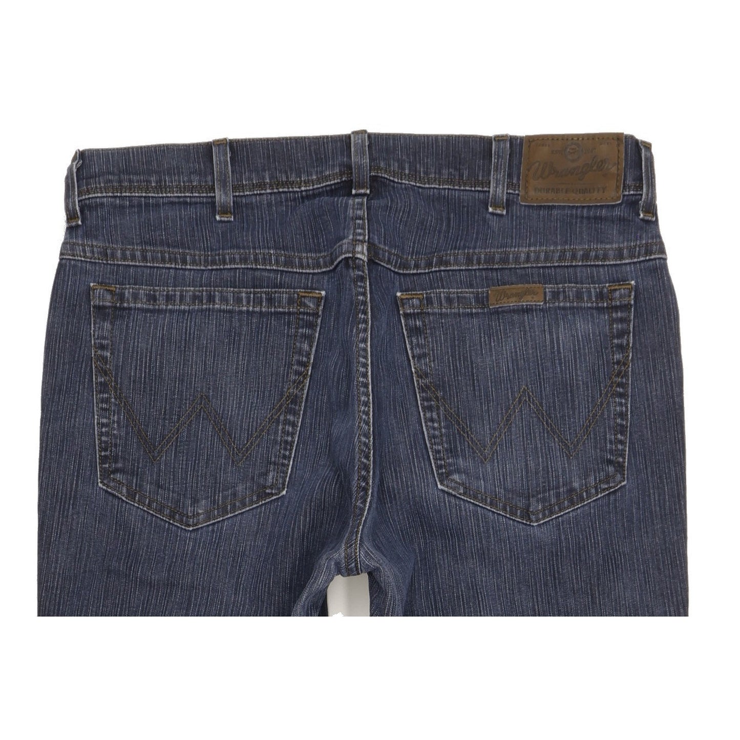 Wrangler Durable Quality Men Blue Straight Regular Stretch Jeans W36 L31