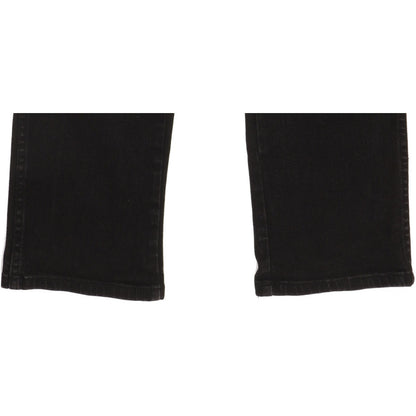 Wrangler Durable Quality Men Black Straight Regular Stretch Jeans W31 L30