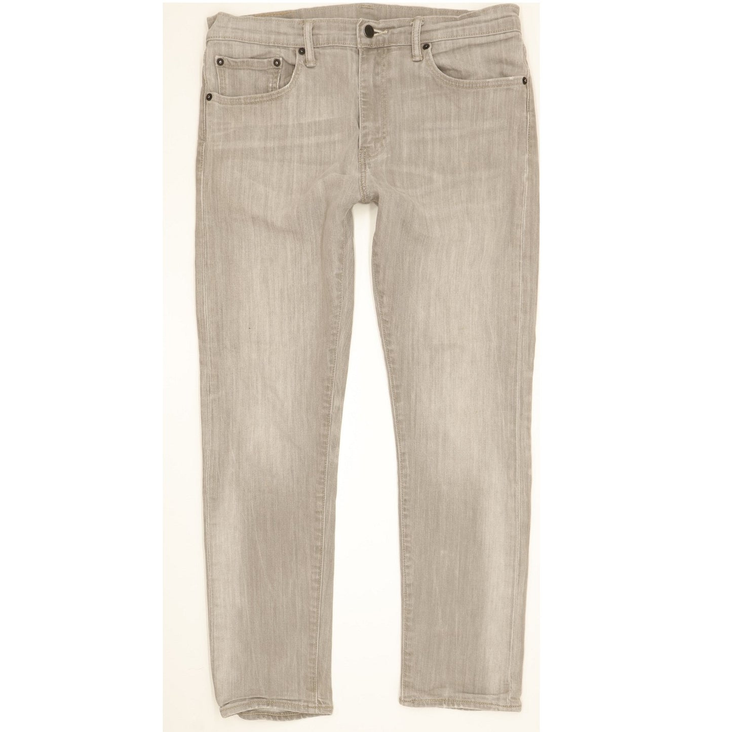 Levi's 508 Men Grey Straight Slim Stretch Jeans W32 L28