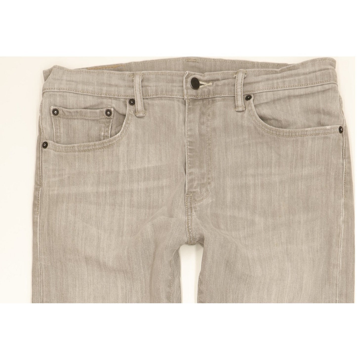 Levi's 508 Men Grey Straight Slim Stretch Jeans W32 L28