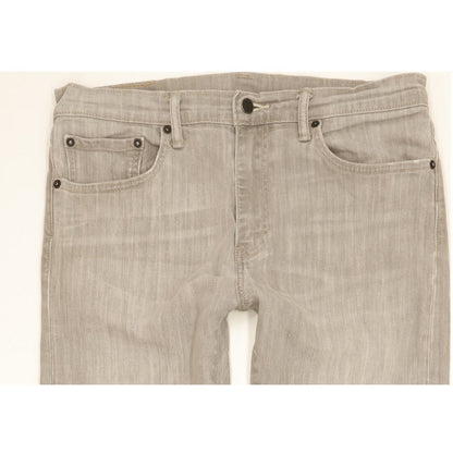 Levi's 508 Men Grey Straight Slim Stretch Jeans W32 L28