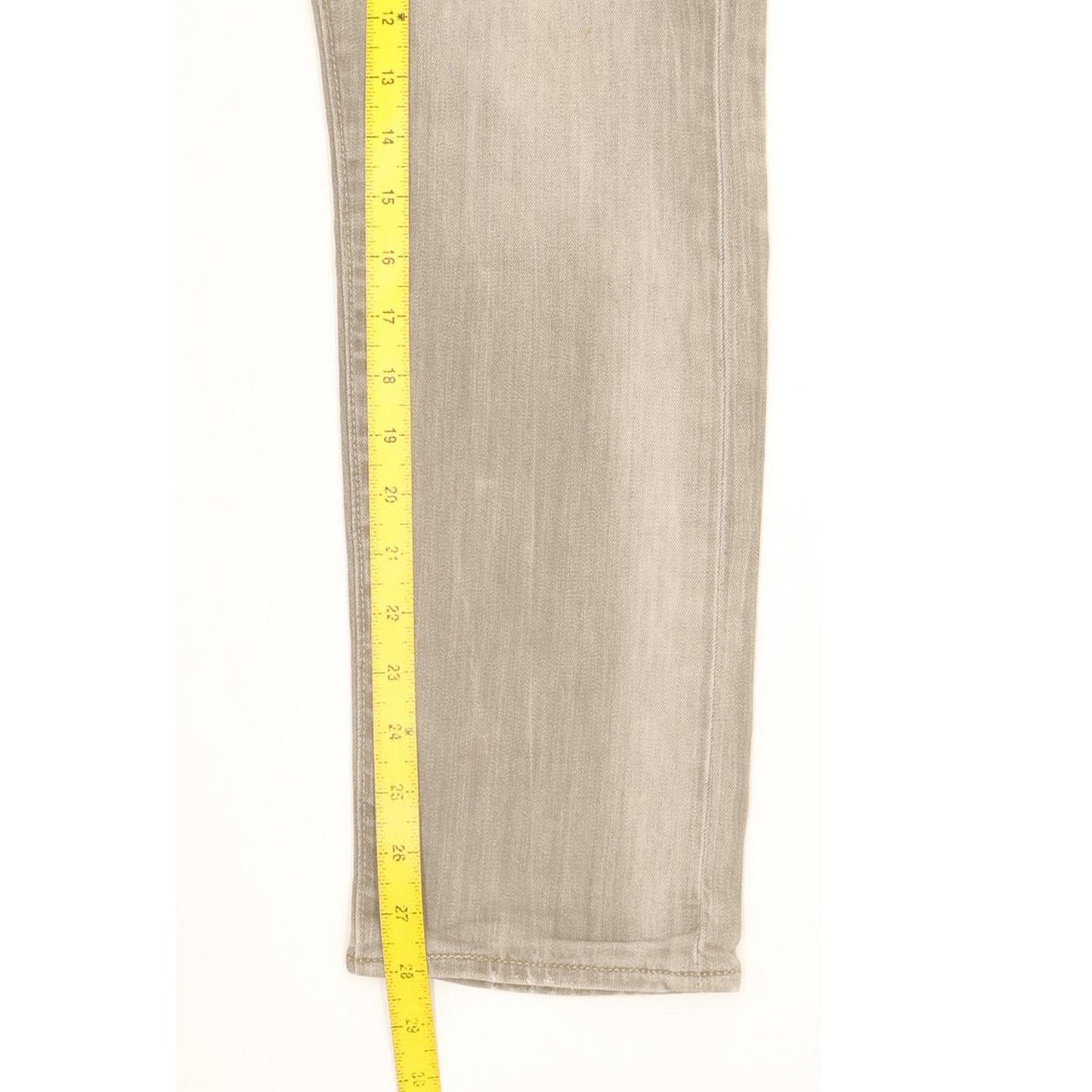 Levi's 508 Men Grey Straight Slim Stretch Jeans W32 L28