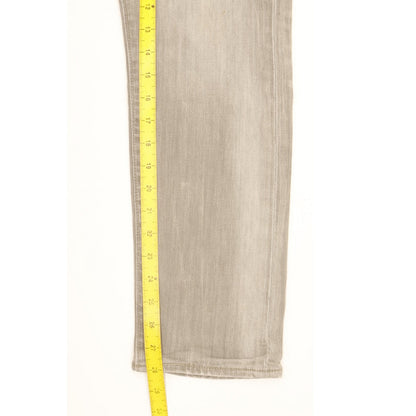 Levi's 508 Men Grey Straight Slim Stretch Jeans W32 L28
