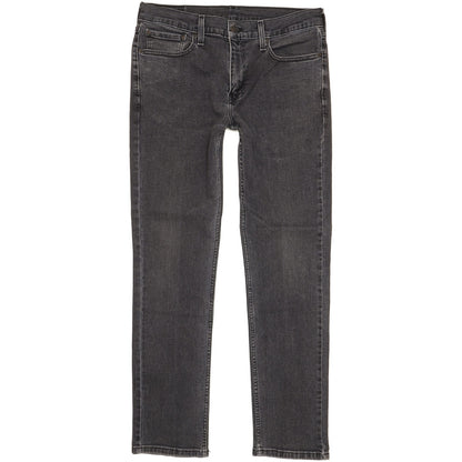 Levi's 511 Men Black Straight Slim Stretch Jeans W33 L32