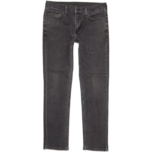 Levi's 511 Men Black Straight Slim Stretch Jeans W33 L32