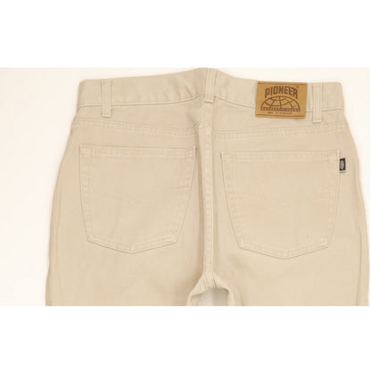 Pioneer Men Beige Straight Regular Jeans W33 L32