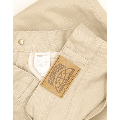 Pioneer Men Beige Straight Regular Jeans W33 L32