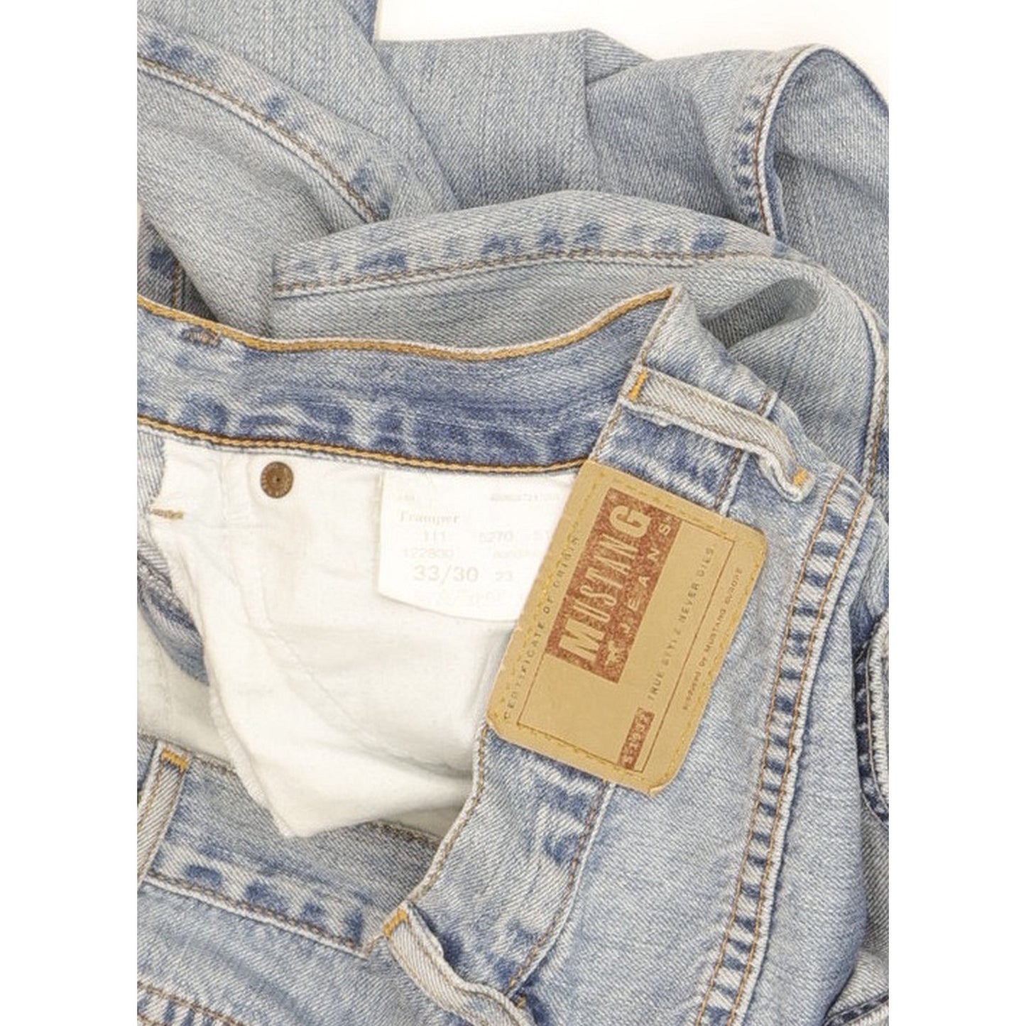 Mustang Tramper Men Blue Straight Regular Jeans W33 L29