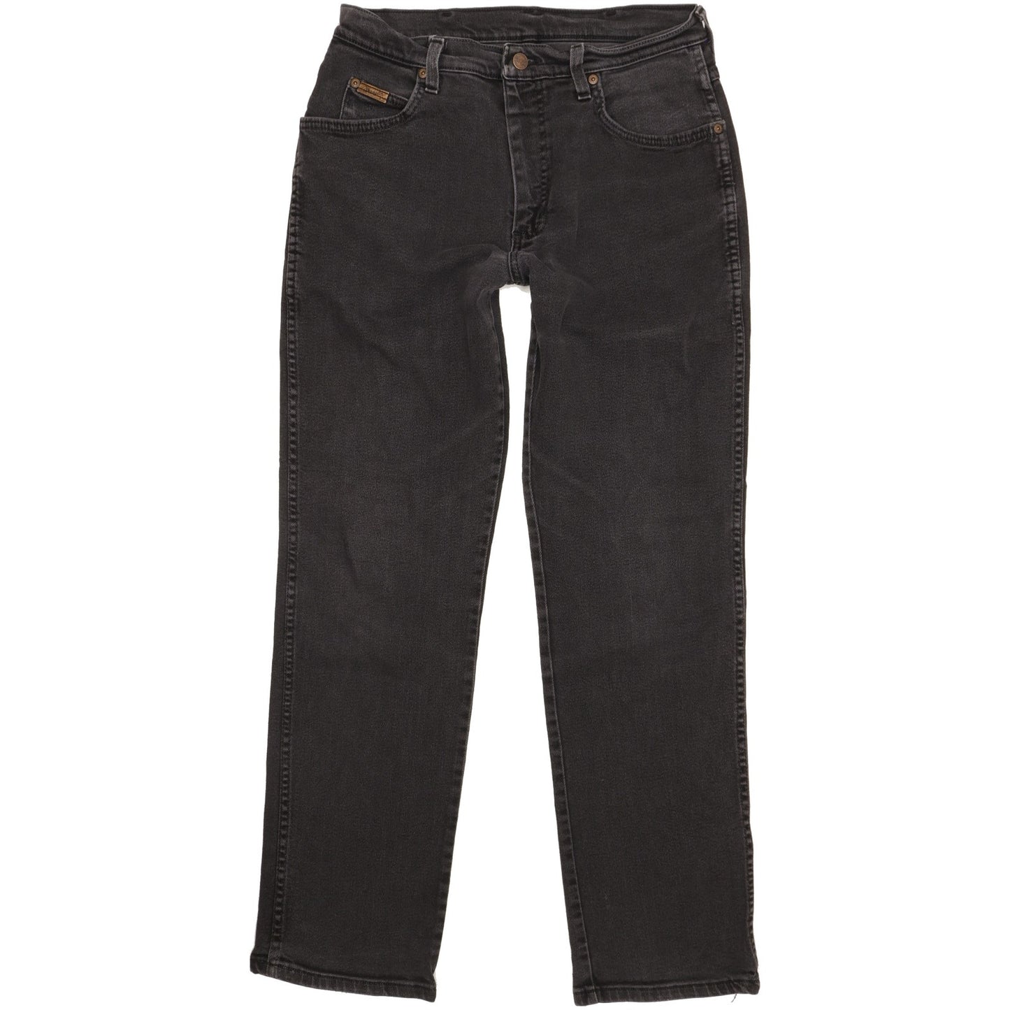 Wrangler Men Black Straight Regular Jeans W30 L30