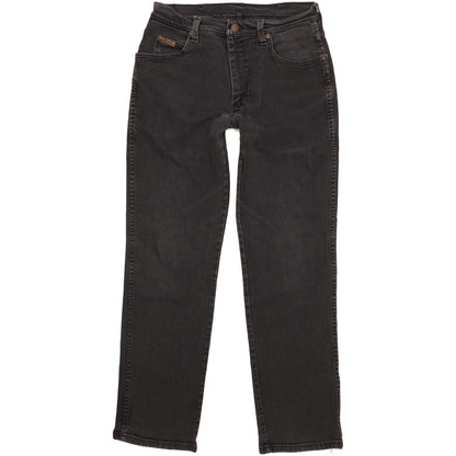 Wrangler Men Black Straight Regular Jeans W30 L30
