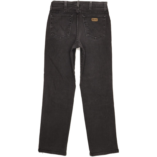 Wrangler Men Black Straight Regular Jeans W30 L30