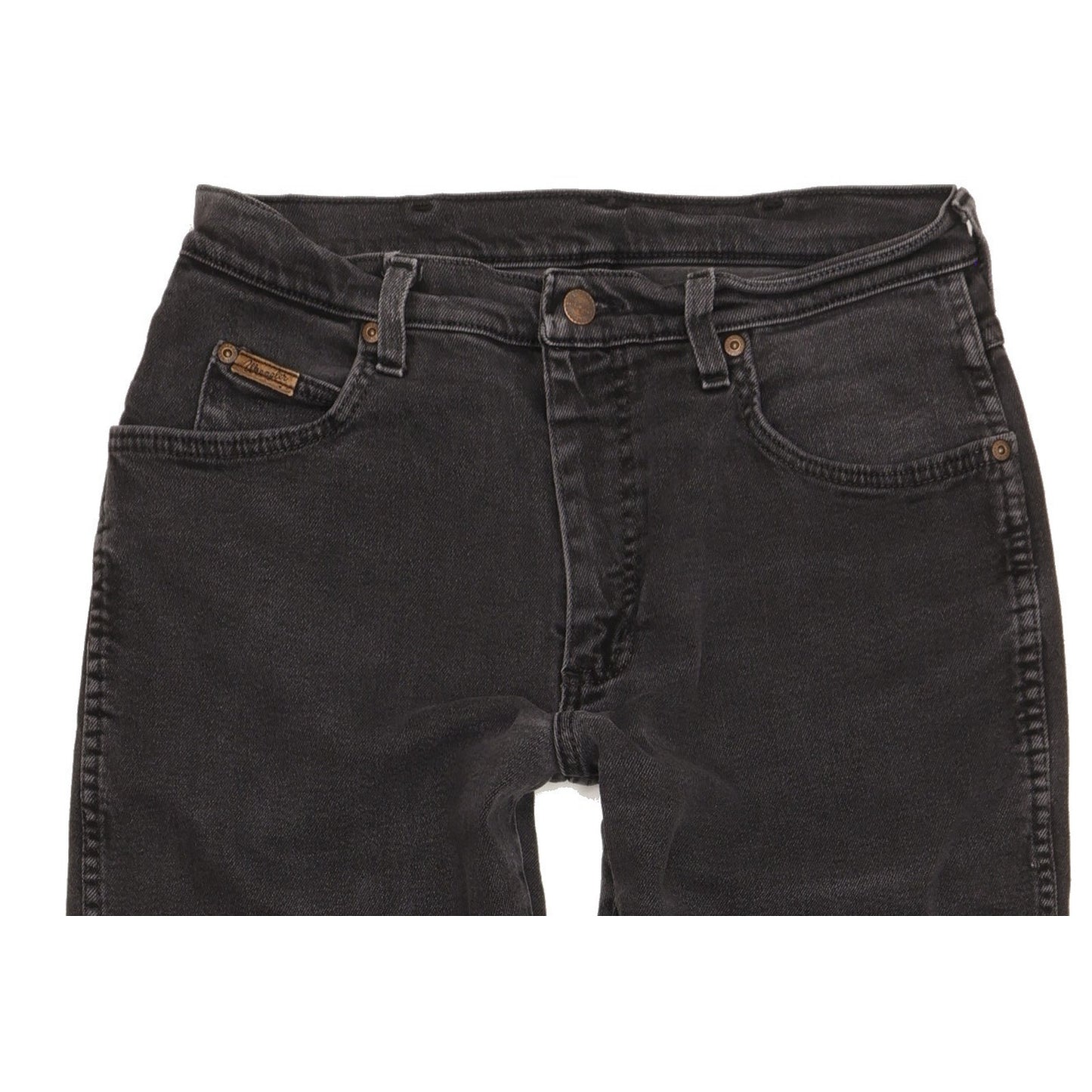 Wrangler Men Black Straight Regular Jeans W30 L30
