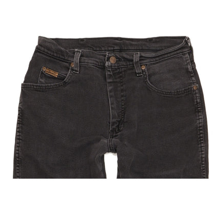 Wrangler Men Black Straight Regular Jeans W30 L30
