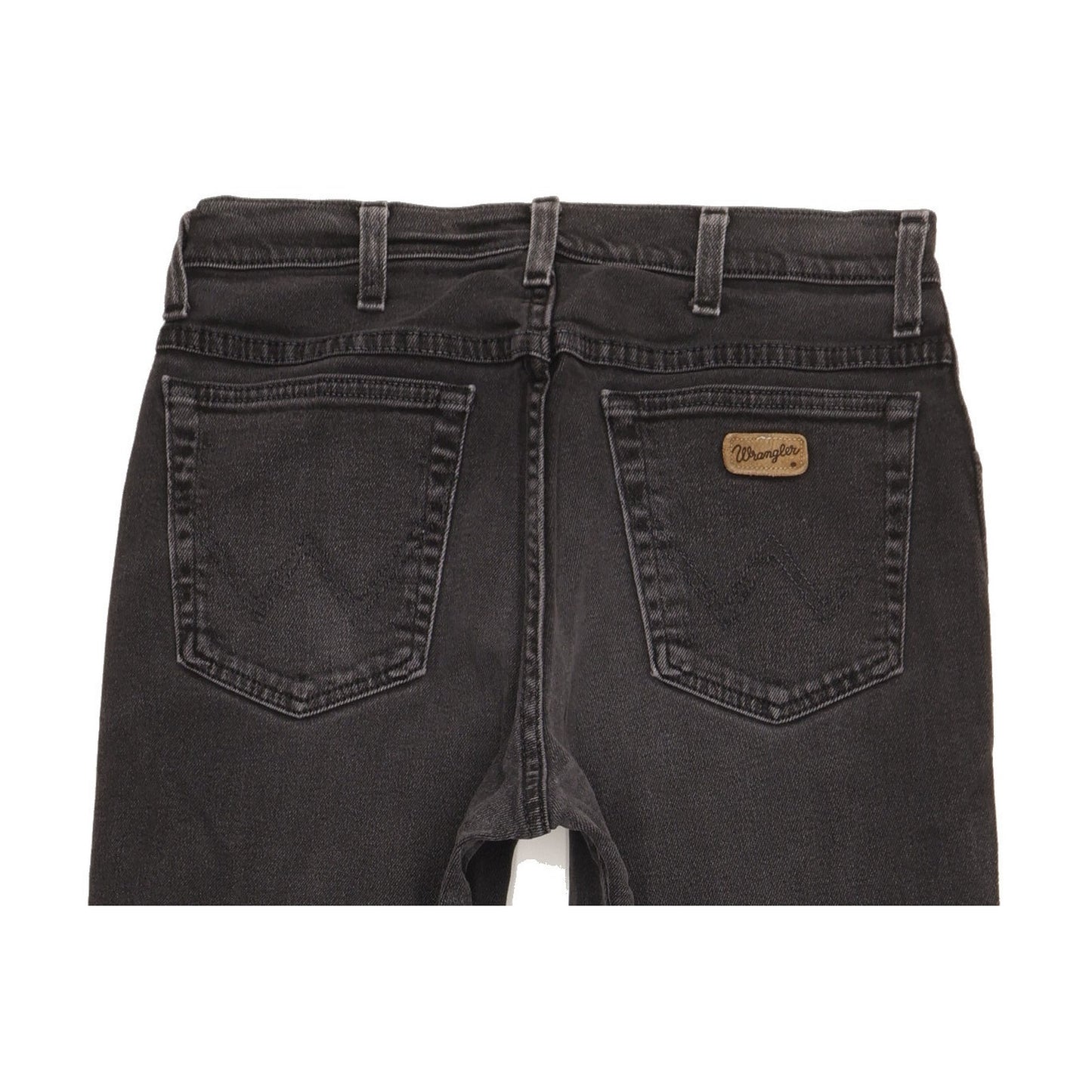 Wrangler Men Black Straight Regular Jeans W30 L30