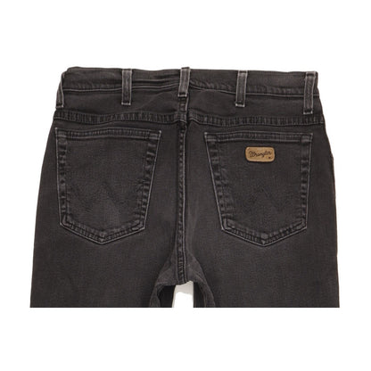Wrangler Men Black Straight Regular Jeans W30 L30