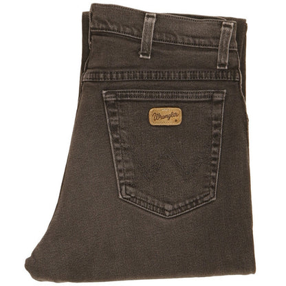 Wrangler Men Black Straight Regular Jeans W30 L30