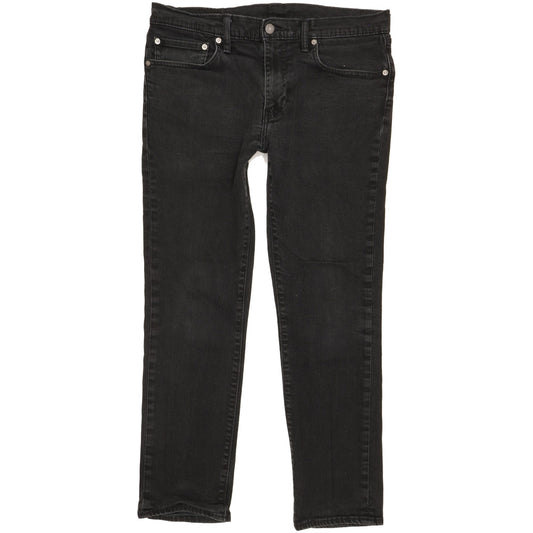 Levi's 511 Men Black Straight Slim Stretch Jeans W34 L29