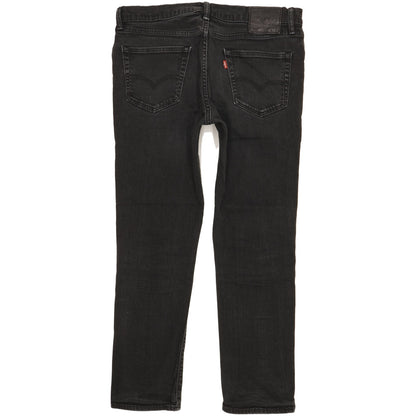 Levi's 511 Men Black Straight Slim Stretch Jeans W34 L29