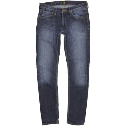 Lee Luke Men Blue Skinny Slim Stretch Jeans W32 L32