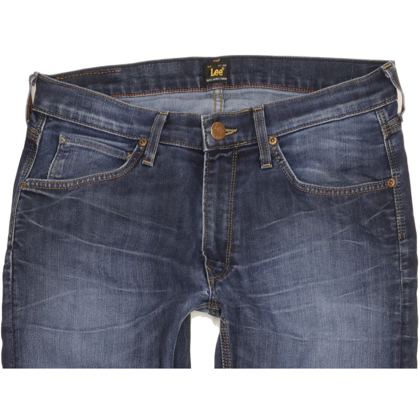 Lee Luke Men Blue Skinny Slim Stretch Jeans W32 L32