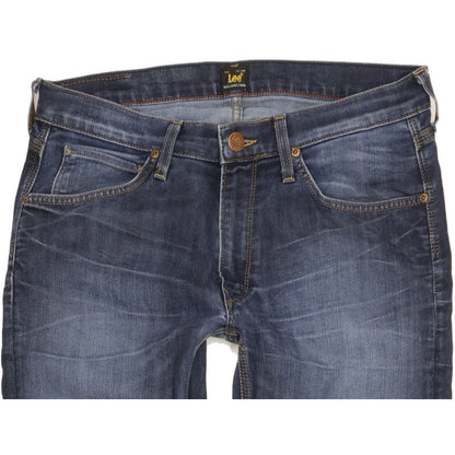 Lee Luke Men Blue Skinny Slim Stretch Jeans W32 L32