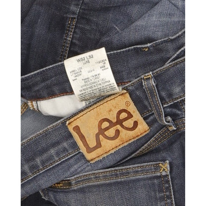 Lee Luke Men Blue Skinny Slim Stretch Jeans W32 L32