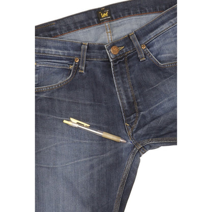Lee Luke Men Blue Skinny Slim Stretch Jeans W32 L32