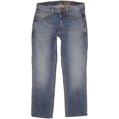 Wrangler Greensboro Men Blue Straight Regular Stretch Jeans W32 L28