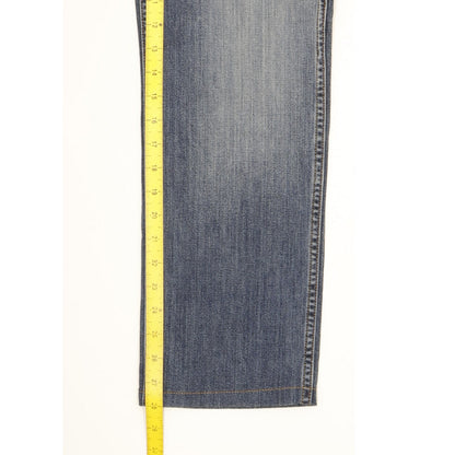 Wrangler Greensboro Men Blue Straight Regular Stretch Jeans W32 L28