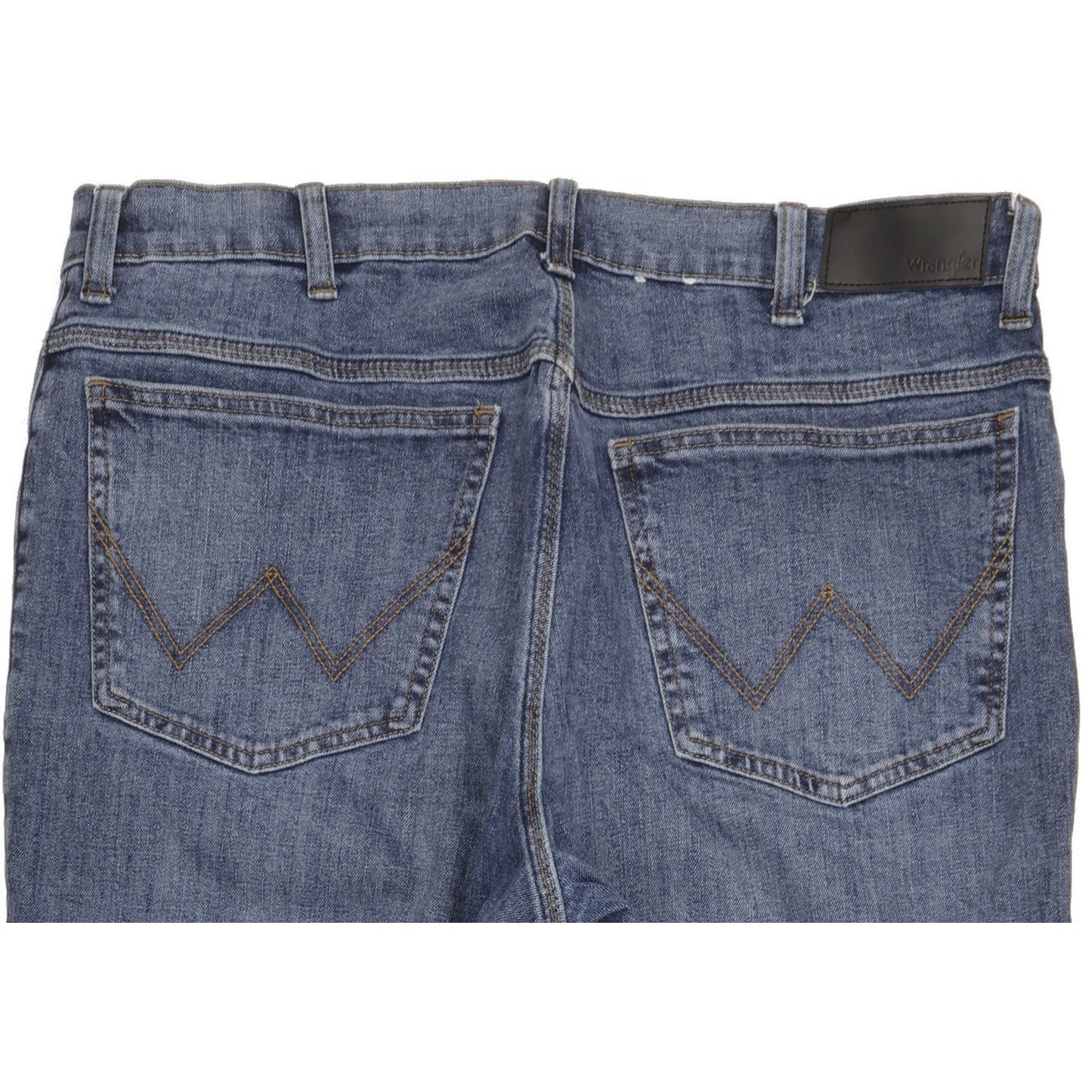 Wrangler Men Blue Straight Regular Stretch Jeans W38 L31