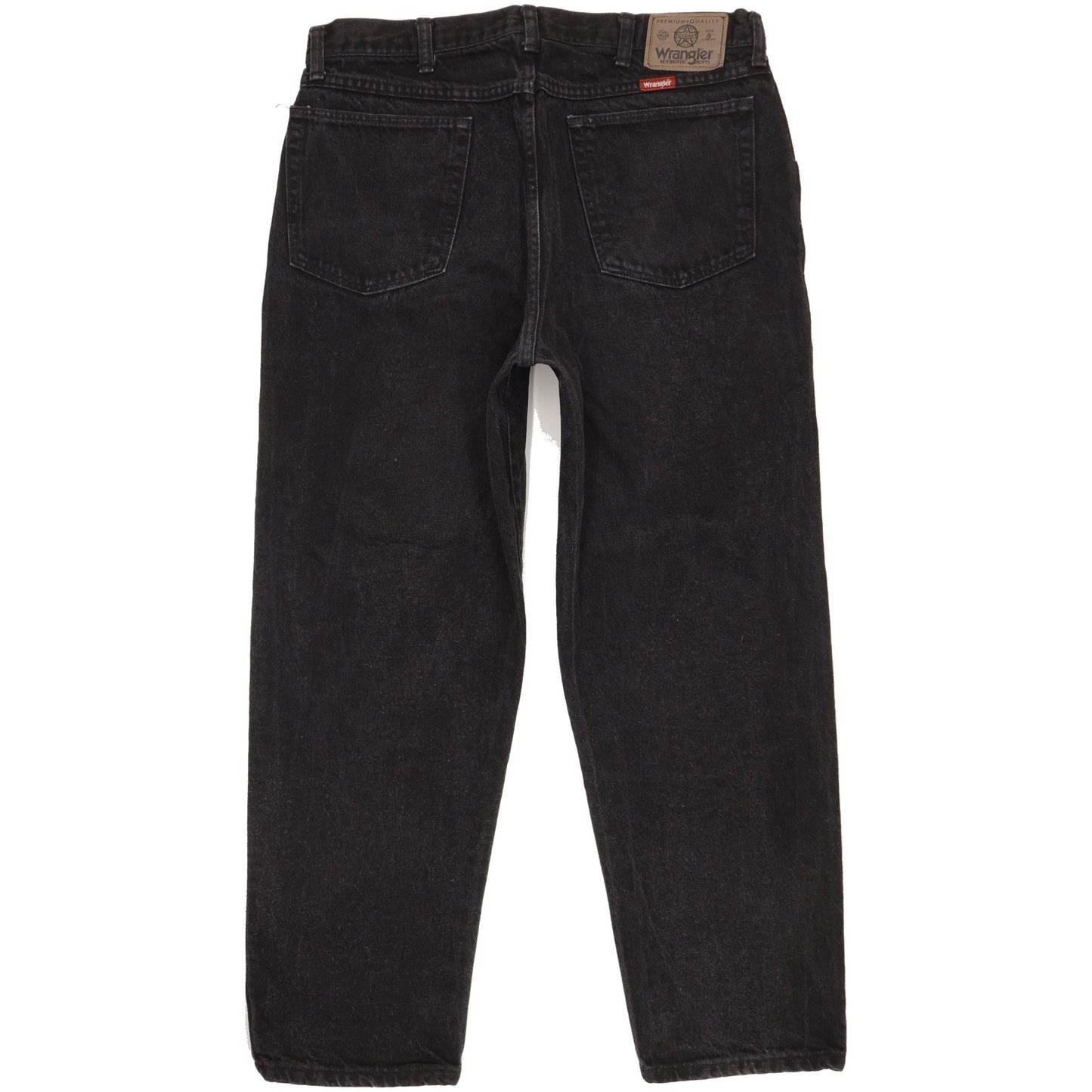 Wrangler Men Black Straight Regular Jeans W36 L29