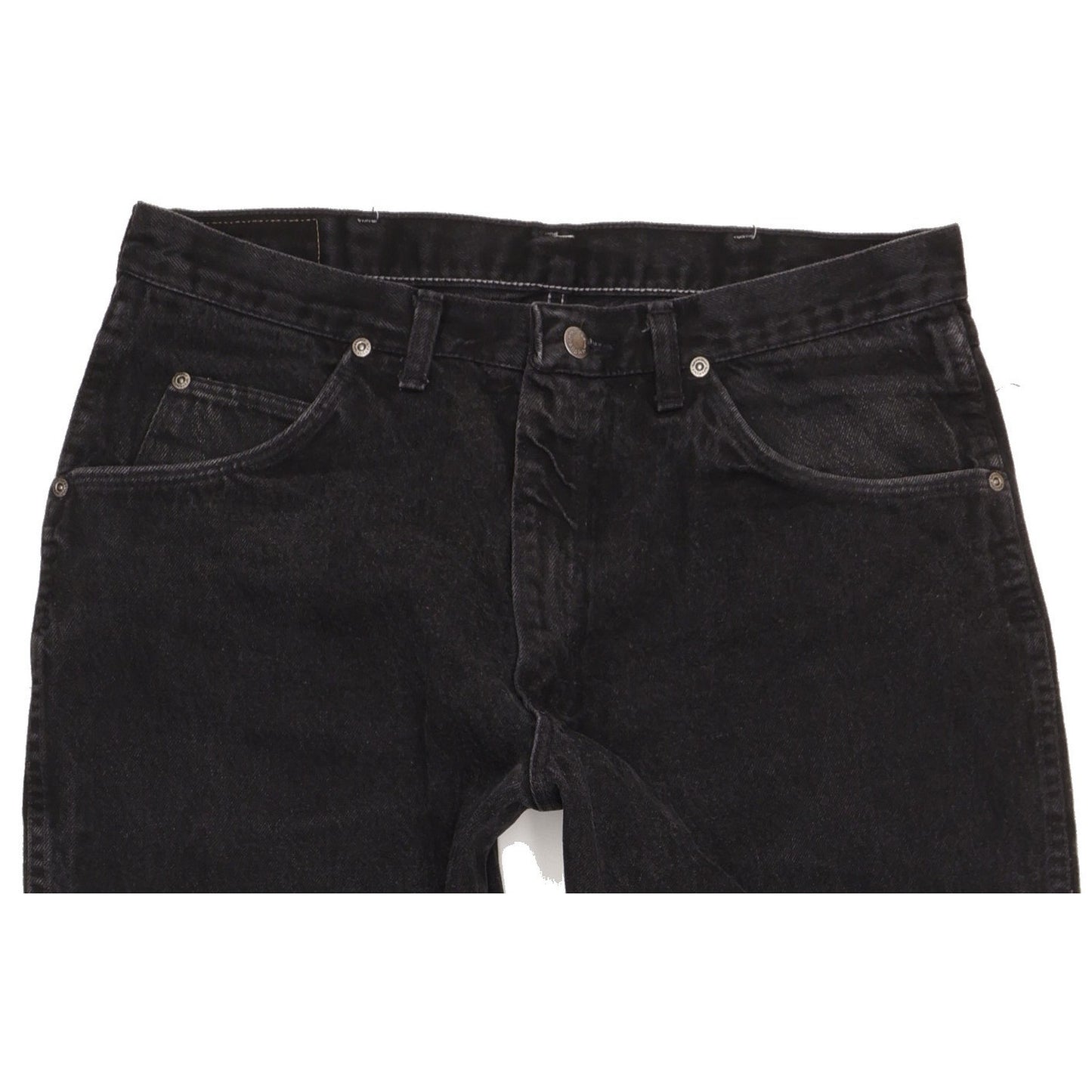 Wrangler Men Black Straight Regular Jeans W36 L29