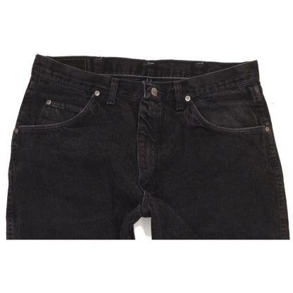 Wrangler Men Black Straight Regular Jeans W36 L29