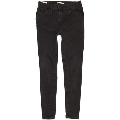 Levi's 720 Black Skinny Slim Stretch Jeans High Waisted W31 L31