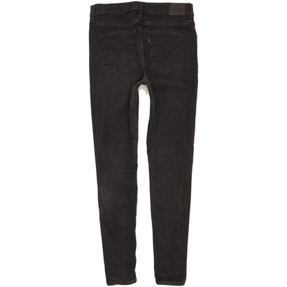 Levi's 720 Black Skinny Slim Stretch Jeans High Waisted W31 L31
